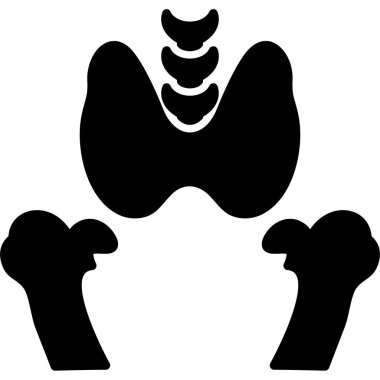 İnsan anatomisi vektör simgesi.