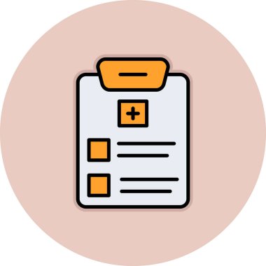 Belge. Web simgesi basit illüstrasyon