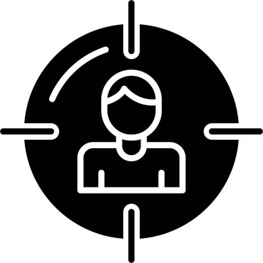 Avatar simgesi, vektör illüstrasyonu