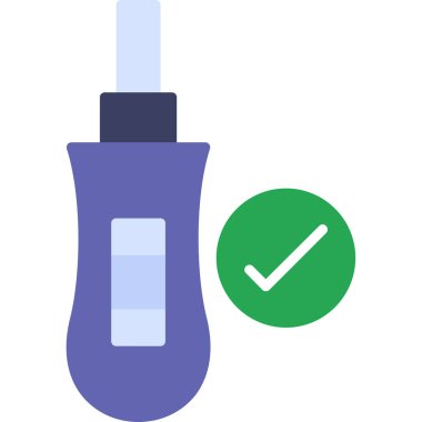 Şişe. Web simgesi basit illüstrasyon