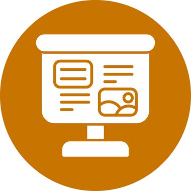 seo modern simgesinin vektör illüstrasyonu