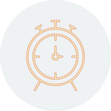 Kronometre Web simgesi basit illüstrasyon