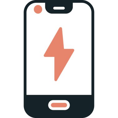 Mobil pil simgesi vektör çizim