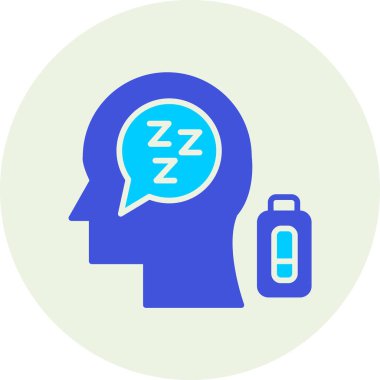 uyku web simgesi basit tasarım