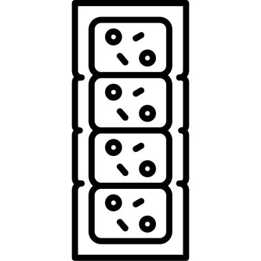 zar vektör illüstrasyon simgesi