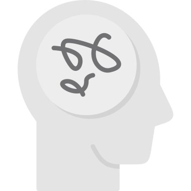 Beyin simgesi olan insan kafası.