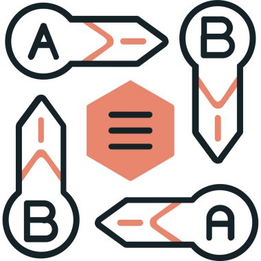 seo modern simgesinin vektör illüstrasyonu