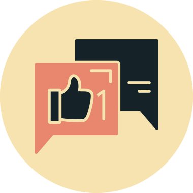 başparmak simgesi, vektör, illüstrasyon