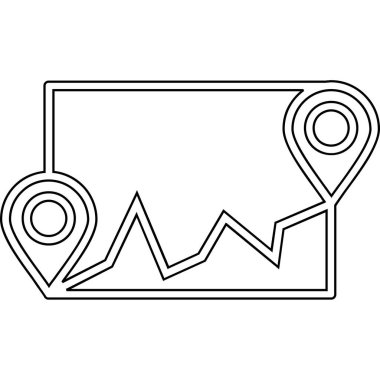 konum haritası simgesi, özet biçimi