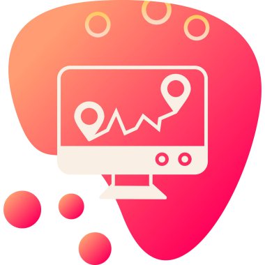 seo modern simgesinin vektör illüstrasyonu