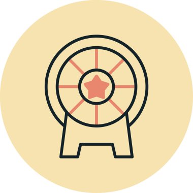 Hedef. Web simgesi basit illüstrasyon