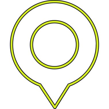 konum haritası simgesi, özet biçimi