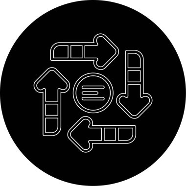 seo modern simgesinin vektör illüstrasyonu