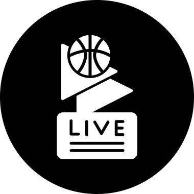 canlı basketbol ikonu, taslak biçimi