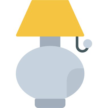 Lamba lambası simgesi düz stil