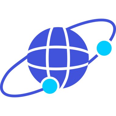 Dünya ikonu. vektör illüstrasyonu