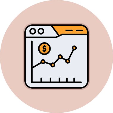 iş grafiği çizelgesi çizimi beyaza izole edildi