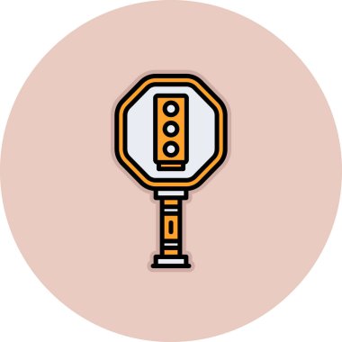 Trafik ışığı simgesi. vektör illüstrasyonu