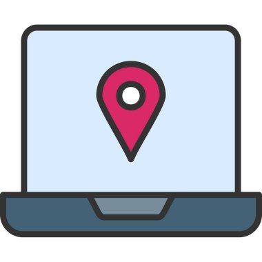 gps konum simgesi - taslak biçimi