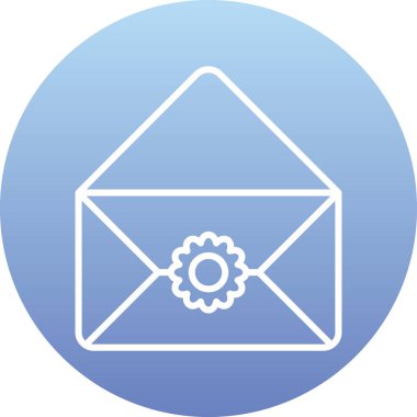 e- posta simgesi, vektör illüstrasyonu