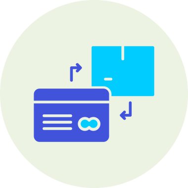 Modern simgenin vektör illüstrasyon tasarımı