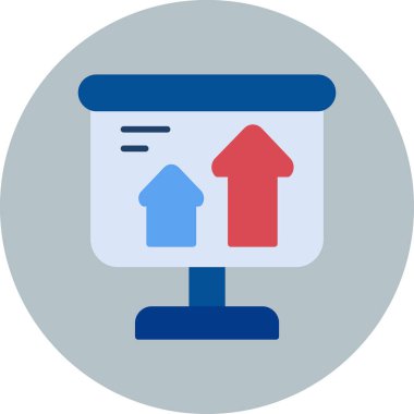 Web düz vektör simgesi