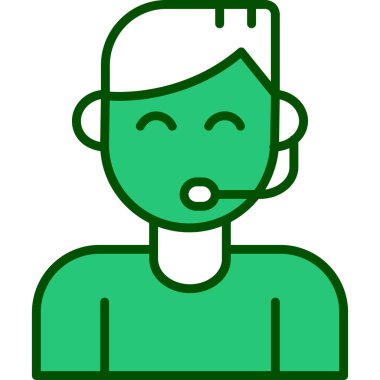 Adamım. Web simgesi basit illüstrasyon