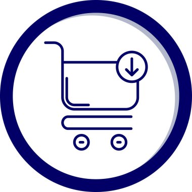 Kart simgesi, basit vektör illüstrasyonu