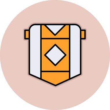 Bir çantanın vektör illüstrasyonu