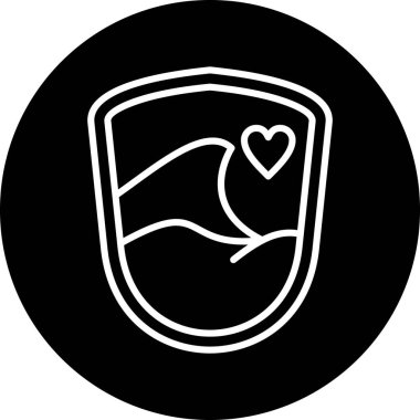 kalp simgesi, vektör illüstrasyonu