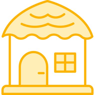 ev simgesi vektör illüstrasyonu