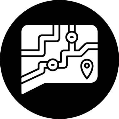 konum haritası gezinme simgesi