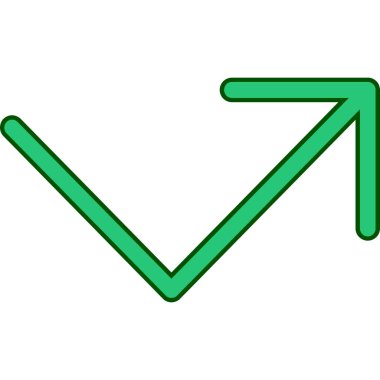 Ok. Web simgesi vektör illüstrasyonu