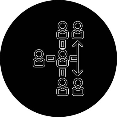 Modern bir simgenin vektör illüstrasyonu