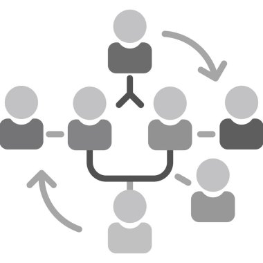 ağ bağlantı vektörü simgesi