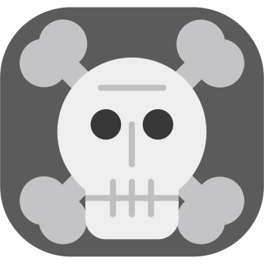 Cadılar Bayramı maskesi, illüstrasyon, vektör, beyaz arkaplan.