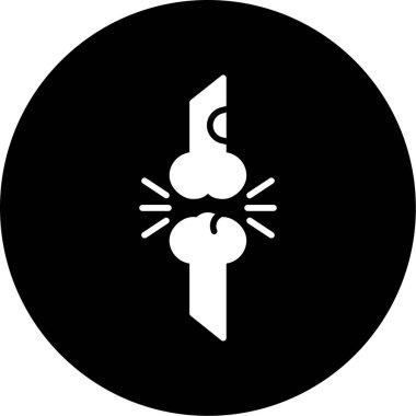 Dövme simgesinin vektör çizimi