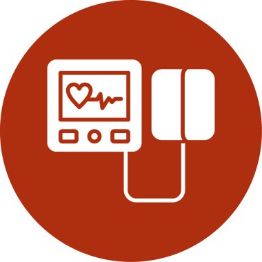 Kalp atışı işareti olan kalp.