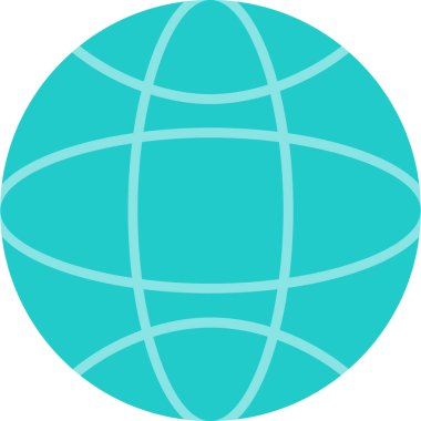 Toprak küresi ikonu. vektör illüstrasyonu