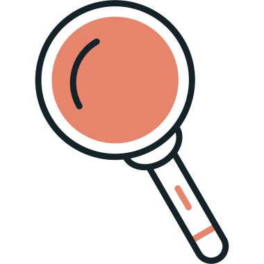 Kırmızı saplı büyüteç