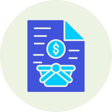 ticari finans vektör simgesi