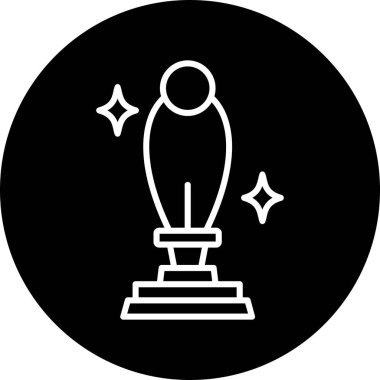 Bir kupa simgesinin vektör illüstrasyonu