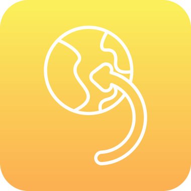 Benzersiz hava soğuk vektör simgesi