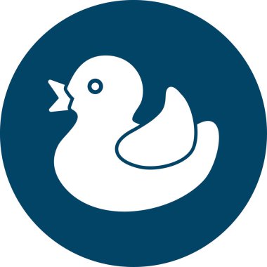 ördek simgesi vektör illüstrasyonu