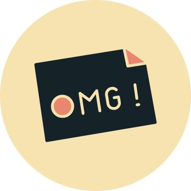 Modern simgenin vektör illüstrasyonu