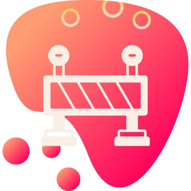 Alışveriş arabası web simgesi, basit vektör illüstrasyonu