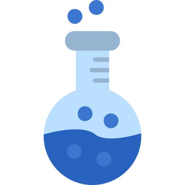 Kimya şişesi ikonu bilim - araştırma - öğrenme kategorisi