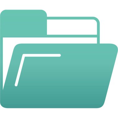 klasör simgesi. vektör illüstrasyonu