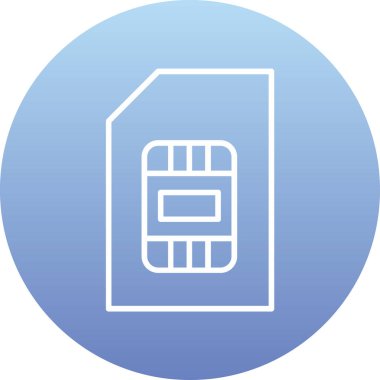 Kişisel ve ticari kullanım için vektör mobil simgesi.