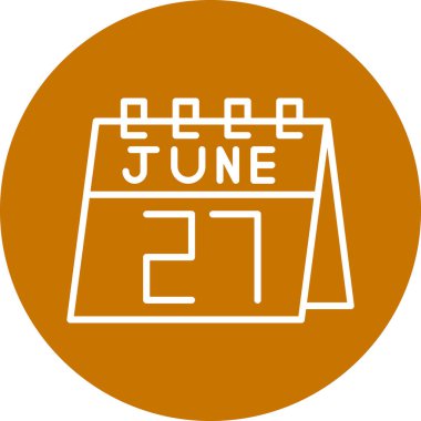 Takvim simgesi, vektör illüstrasyon tasarımı